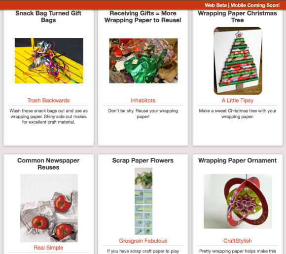Click Through For Gift Wrapping Ideas and Reuses at Trash Backwards